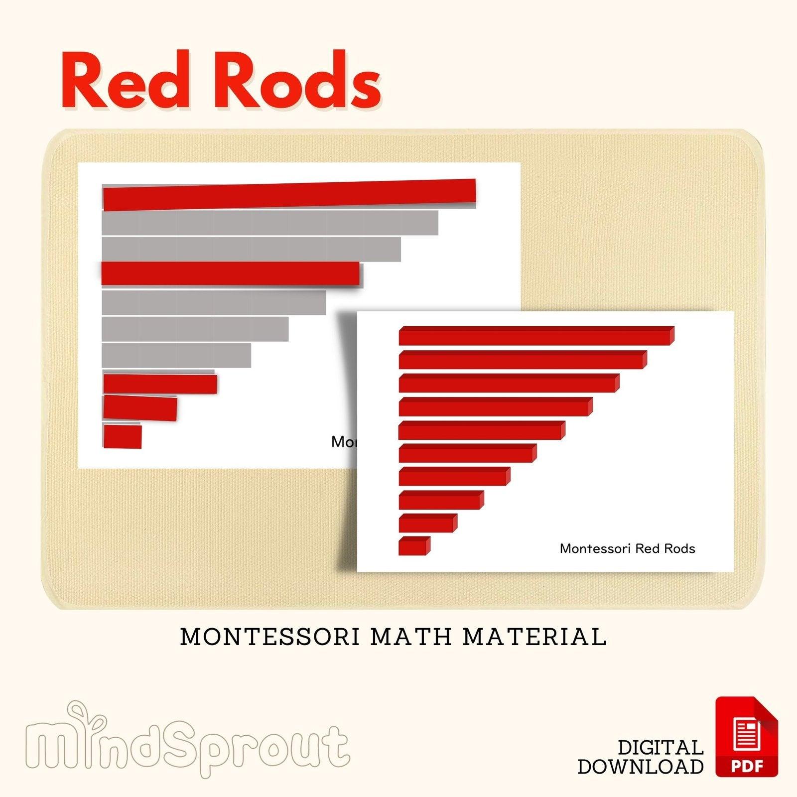 Code Red Rods How to DIY Montessori Red Rods – Hometessori