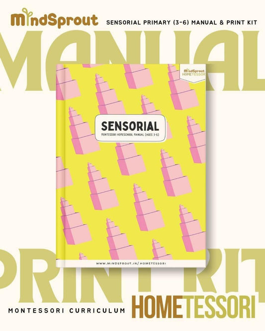 Hometessori Sensorial Manual & Print Kit (3-6) - Hometessori