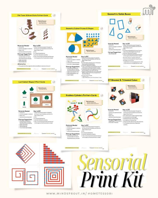 Hometessori Basic Print Kits (for 2.5-6) - Hometessori