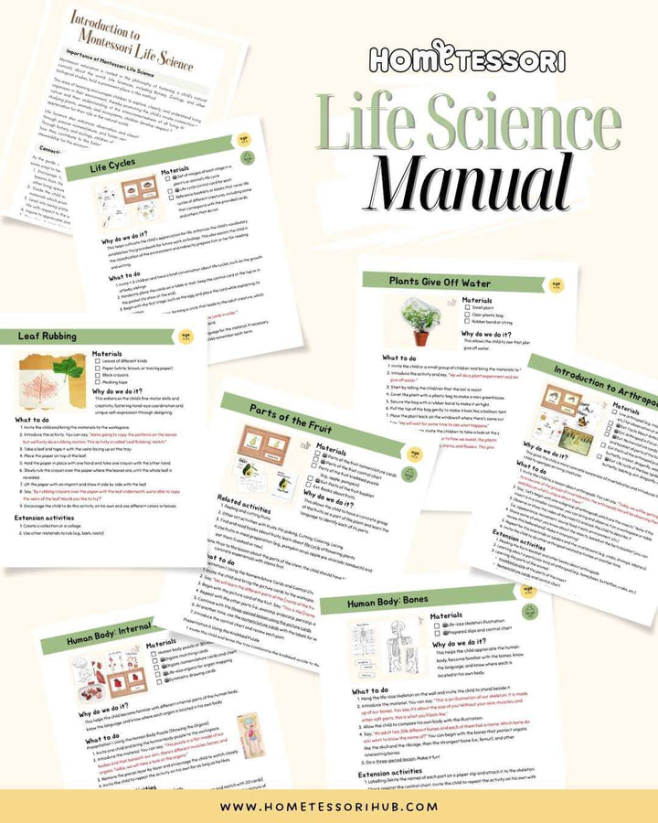 Hometessori COMPLETE: Montessori Curriculum & Printables